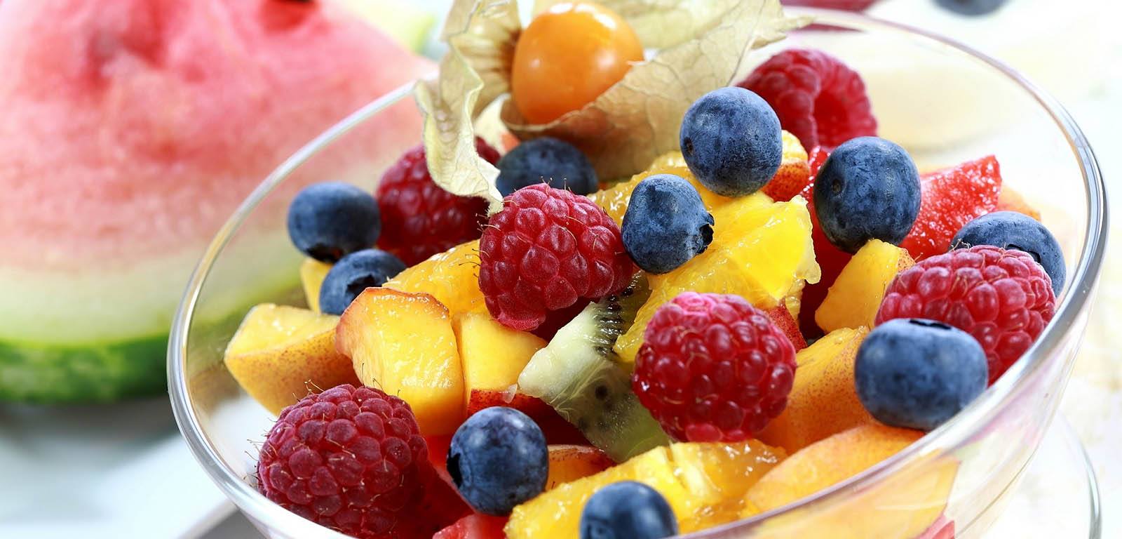 Index glycémique - Coupe de fruits