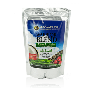 Emballage des protéines Warrior Blend Nature de Sunwarrior